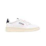 Autry 80-tals Vit Lädersneaker i Casual Stil White, Herr