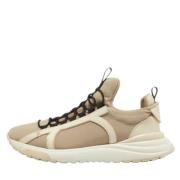 Salvatore Ferragamo Pre-owned Pre-owned Tyg sneakers Beige, Herr