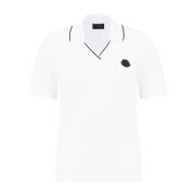 Moncler Stilig Polo Skjorta för Män White, Dam