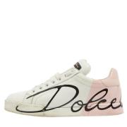 Dolce & Gabbana Pre-owned Pre-owned Laeder sneakers Multicolor, Dam