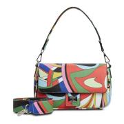 Cesare Gaspari Färgglad Crossbody-väska Multicolor, Dam