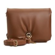 Cesare Gaspari Brun Quiltad Clutch Brown, Dam