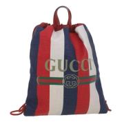 Gucci Vintage Pre-owned Canvas ryggsckar Multicolor, Dam