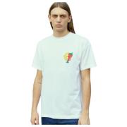 SKY High Farm Bomull Logo Print T-shirt White, Herr