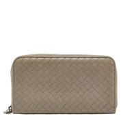 Bottega Veneta Vintage Pre-owned Laeder plnbcker Gray, Dam