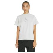 Song for the Mute Logo Print Bomull T-shirt White, Dam