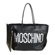 Moschino Snygg Väskor Kollektion Black, Dam