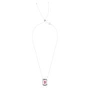 Swarovski Chroma Octagon-Cut Pink Necklace Multicolor, Dam