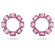 Swarovski Millenia Octagon Cut Örhängen, Rosa, Rhodiumpläterad Pink, D...