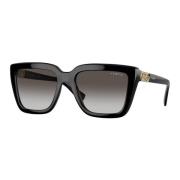 Vogue Black/Grey Shaded Sunglasses Black, Dam