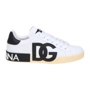 Dolce & Gabbana Portofino Line Sneakers Svart/Vit White, Herr