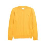 Norse Projects Lambswool Crew Industrial Yellow Yellow, Herr
