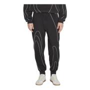 Y-3 Kontrast Piping Track Pants Black, Herr