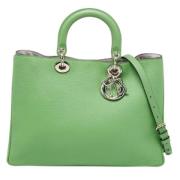 Dior Vintage Pre-owned Laeder handvskor Green, Dam