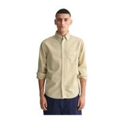 Gant Ekologisk Oxford Skjorta Beige, Herr