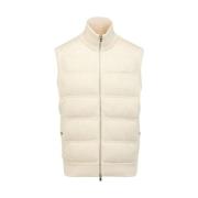 Hugo Boss Herrkläder Regular Fit Ribbstickad Gilet Beige, Herr