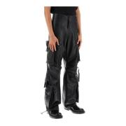 Darkpark Wide Trousers Black, Herr