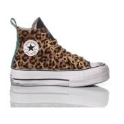 Converse Handgjorda Svarta Sneakers Multicolor, Dam