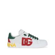 Dolce & Gabbana Vita Läderpanel Sneakers White, Dam