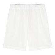 Blue Sky Inn Vit Våffelstickade Shorts White, Herr