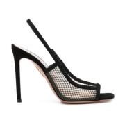 Aquazzura Forbidden Love Sandal 105 Black, Dam