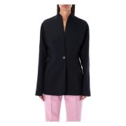 Salvatore Ferragamo Coats Black, Dam