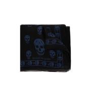 Alexander McQueen Sidenscarf Black, Herr