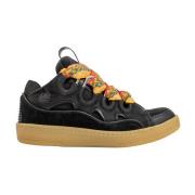 Lanvin Svarta Curb Sneakers Black, Herr