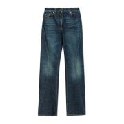 Salvatore Ferragamo Jeans med logotyp Blue, Dam