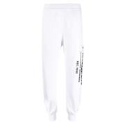 Alexander McQueen Graffiti Logo Joggers White, Dam