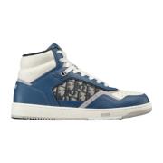 Dior High-Top Oblique Sneakers Blue, Herr