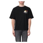 Kiton Casual Bomull T-shirt Höj Stil Black, Herr