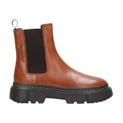 Hogan Urban Chelsea Boot Brun Läder Brown, Dam