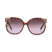 Dior Vintage Pre-owned Plast solglasgon Brown, Dam