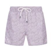 Fedeli Rosa Badshorts med prickar Multicolor, Herr