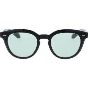 Oliver Peoples Ikoniska solglasögon med linser Black, Herr