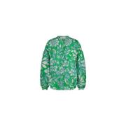 Fabienne Chapot Grön Streisand Oversized Blus Green, Dam