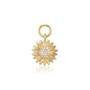 Sif Jakobs Jewellery Solros Hoop Charm Hänge Yellow, Dam