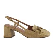 Bibi Lou Rafia Beige Stiliga Sandaler Beige, Dam