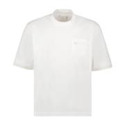 Sacai Fick T-shirt i Bomull White, Herr