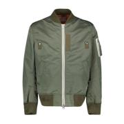 Sacai Nylon Bomberjacka Green, Herr