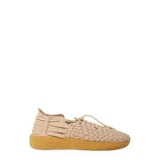 Malibu Sandals Fyrkantig Tå Vegan Mocka Sneakers Beige, Herr