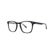 Garrett Leight Alder Black Eyewear Frames Black, Unisex