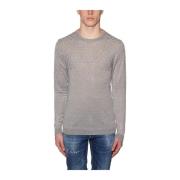 Daniele Alessandrini Linne Crew Neck T-shirt Gray, Herr