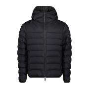 Moncler Quiltad huva jacka Black, Herr