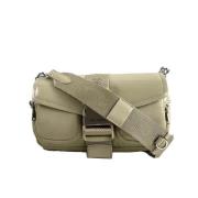 Prada Vintage Pre-owned Laeder crossbodyvskor Beige, Dam