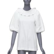 Simone Rocha Pre-owned Pre-owned Bomull toppar White, Dam