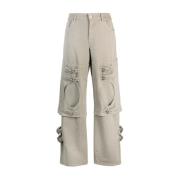 Blumarine Stiliga Jeans Panta J Bofy Gray, Dam