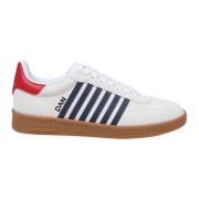 Dsquared2 Mocka Vit/Blå Sneakers Aw24 White, Herr