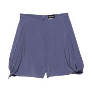 Emporio Armani Lavendel lila shorts med sidofickor Purple, Dam